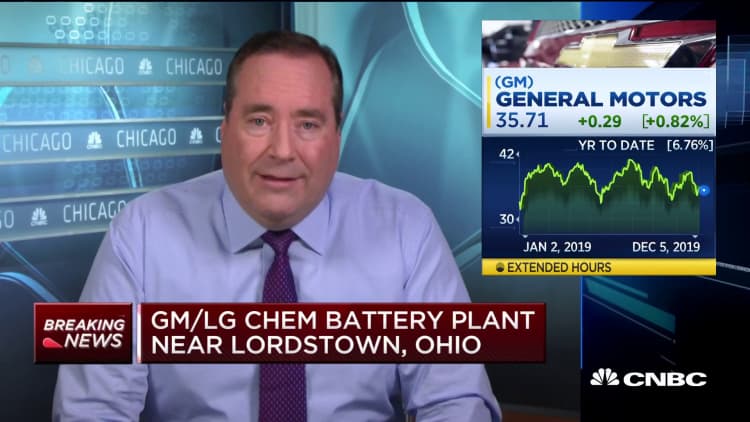 GM to invest up to $2.3 billion in battery plant joint venture with LG Chem