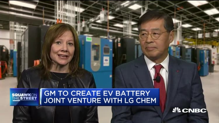 Watch CNBC's full interview with GM CEO Mary Barra and LG Chem's Shin
