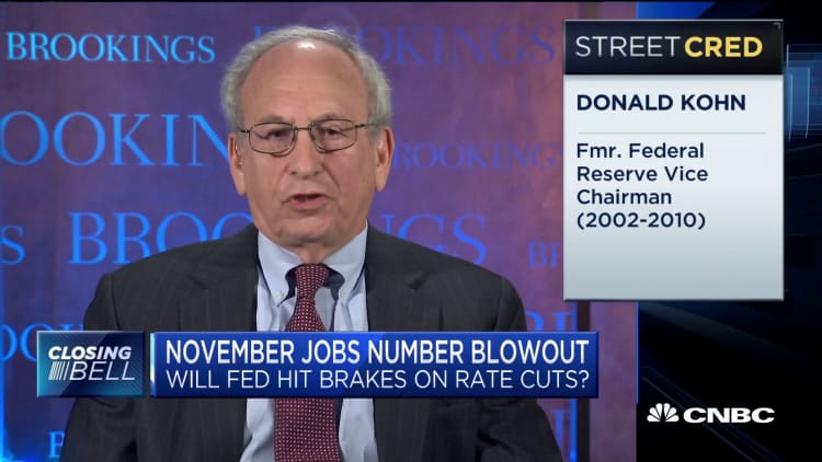 Donald Kohn: November jobs number reinforces Fed's judgment