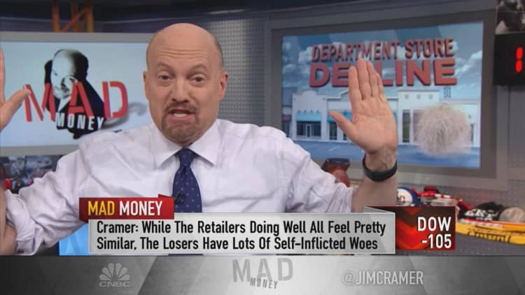 Jim Cramer: Macy's, Kohl's 'have never felt more irrelevant'