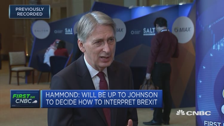Hammond: 'UK's reputation as a haven of stability has been dented'
