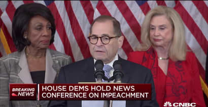 Rep. Nadler announces the House will vote on two articles of impeachment