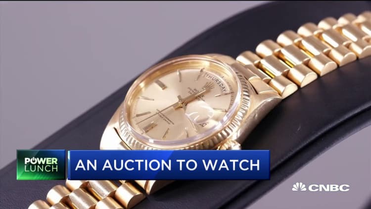 Why this golf legend's gold watch may break auction records