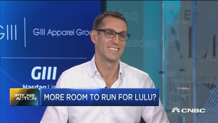 Options traders feeling Zen about Lululemon