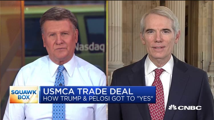 Sen. Portman: USMCA trade deal is good for economic growth