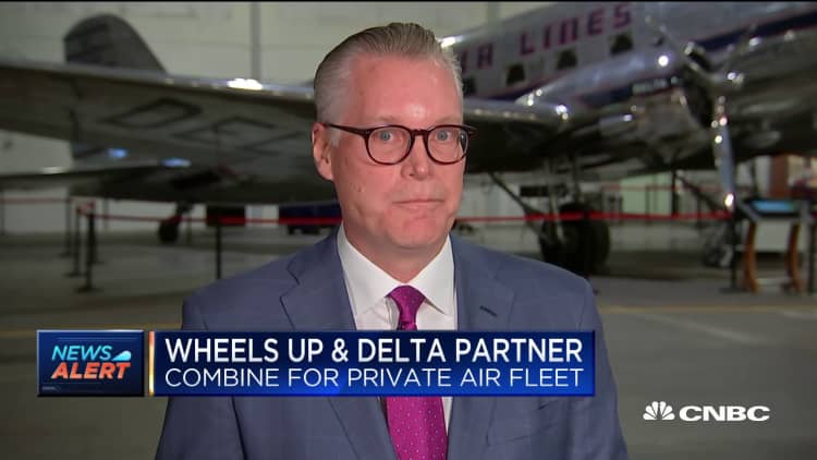 Delta Air Lines CEO Ed Bastian on partnership with Wheels Up