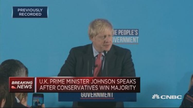 Boris Johnson on UK election victory: 'We did it. We pulled it off'