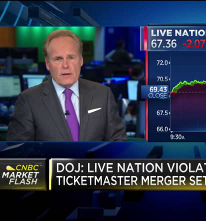 DOJ: Live Nation violated 2010 TicketMaster merger settlement