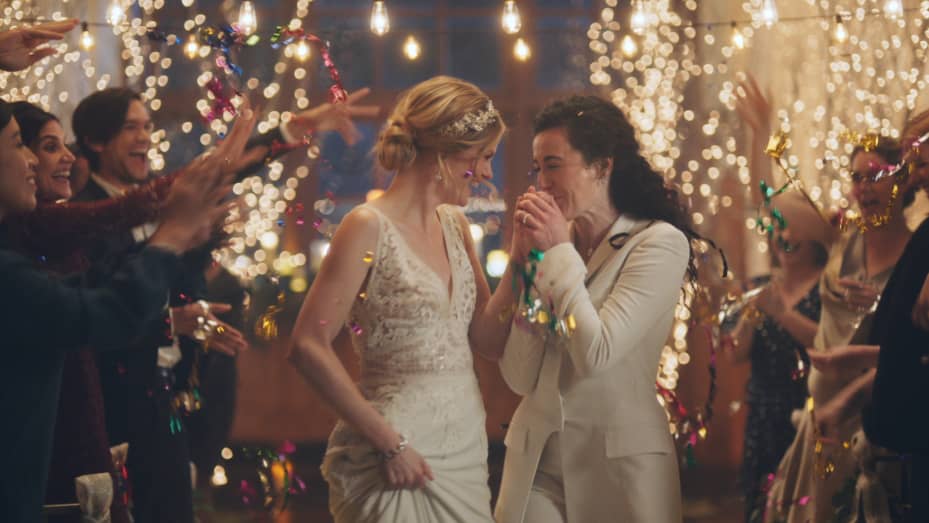 Zola ad of same-sex marriage.