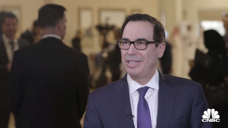 Watch CNBC's full interview with US Treasury Secretary Steven Mnuchin