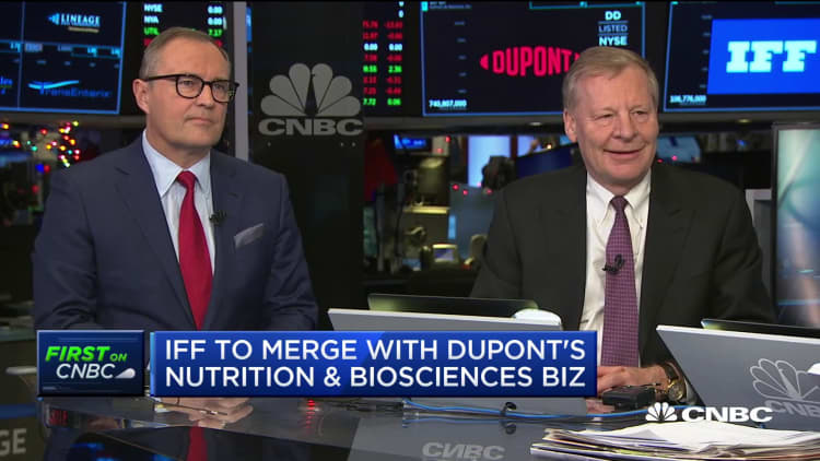 Watch CNBC's full interview with IFF's Andreas Fibig and DuPont's Ed Breen on nutrition business merger
