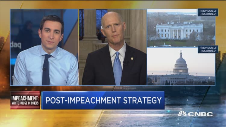 Sen. Rick Scott: 'My conscious is clear' about voting against impeachment