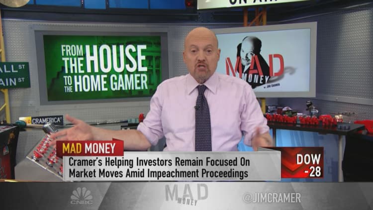 Jim Cramer: 'It's a mistake to freak out about the impeachment process'