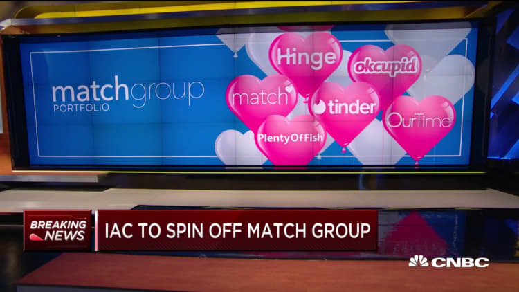 IAC to spin off Match Group