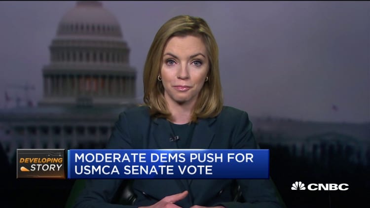 Moderate Democrats push for USMCA Senate vote