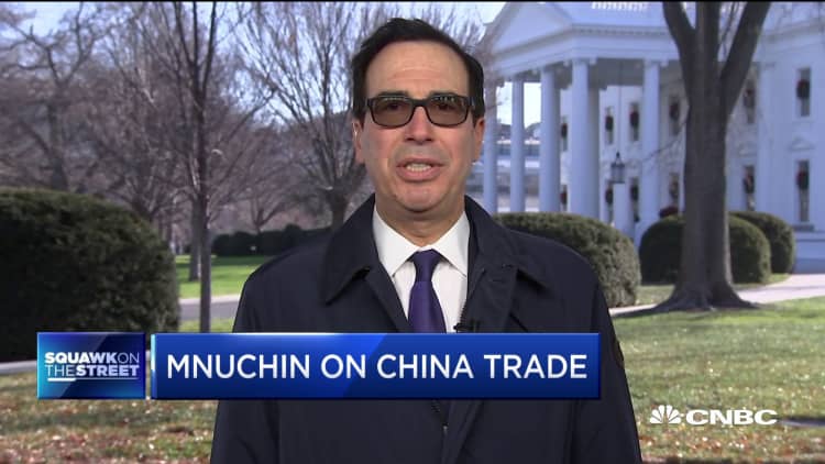 Sec. Mnuchin: I'm 'very confident' phase one deal will be signed in early January