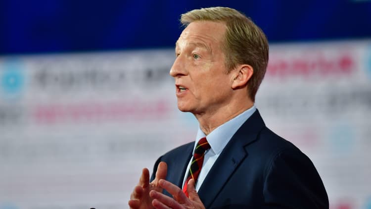 Tom Steyer spends more money on TV ads in NH than all other Democratic candidates combined