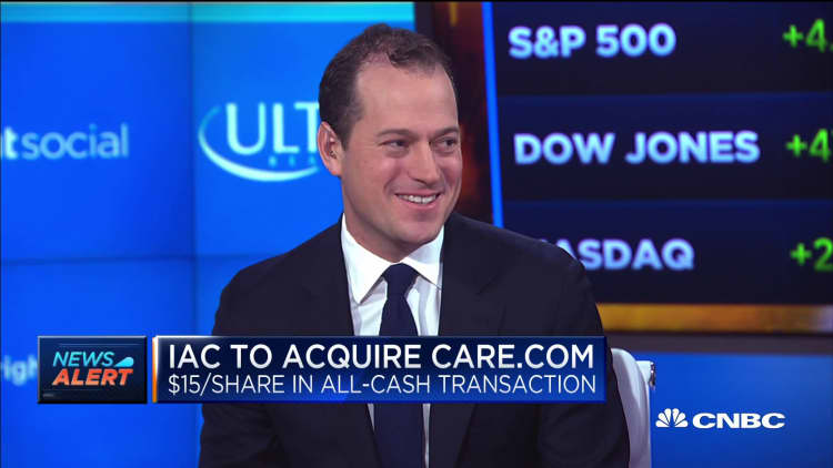 IAC CEO Joey Levin on the acquisition of Care.com