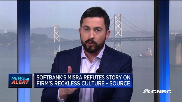 Softbank's Misra refutes story on firm's reckless culture: Source