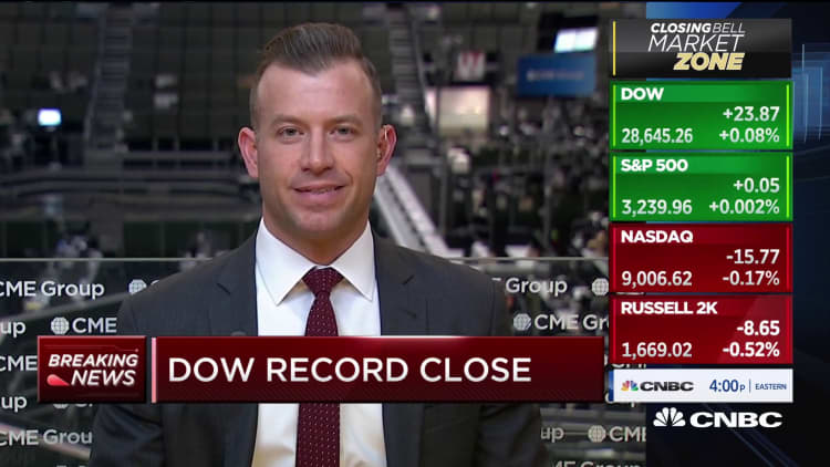 Dow and S&P 500 close at fresh record highs