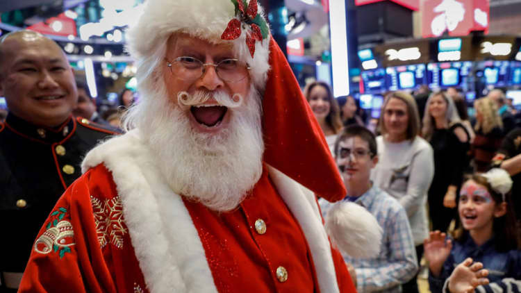 Markets turn into a 'classic Santa Claus rally'
