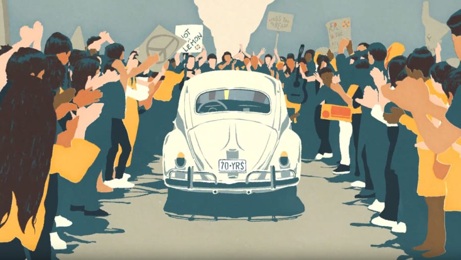 Volkswagen Beetle ad says goodbye to iconic car