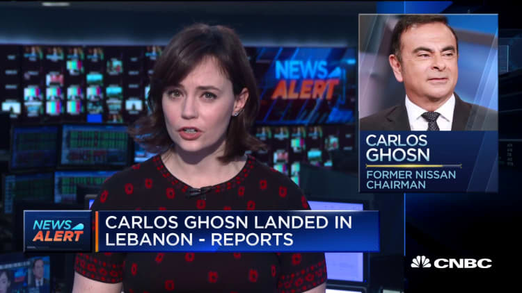 Carlos Ghosn lands in Lebanon: Reports