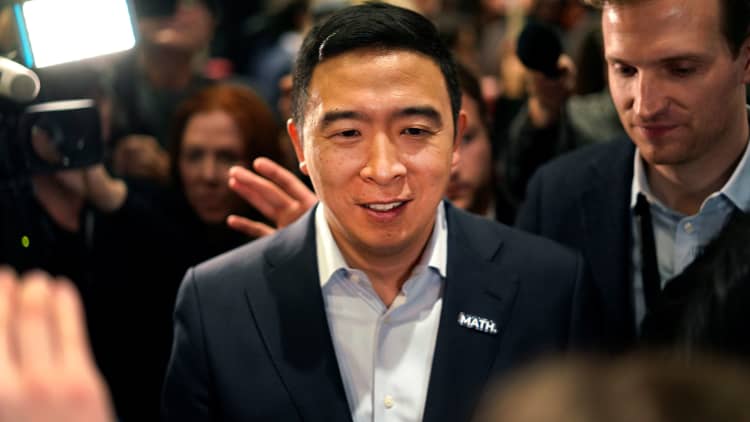 Lightning round with Andrew Yang: 'frothy' markets, Facebook ads, and Baby Yoda