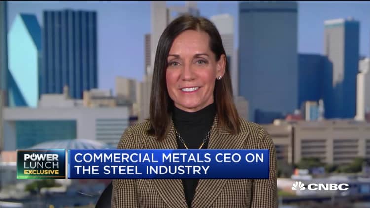 Watch CNBC's full interview with Commercial Metals CEO Barbara Smith