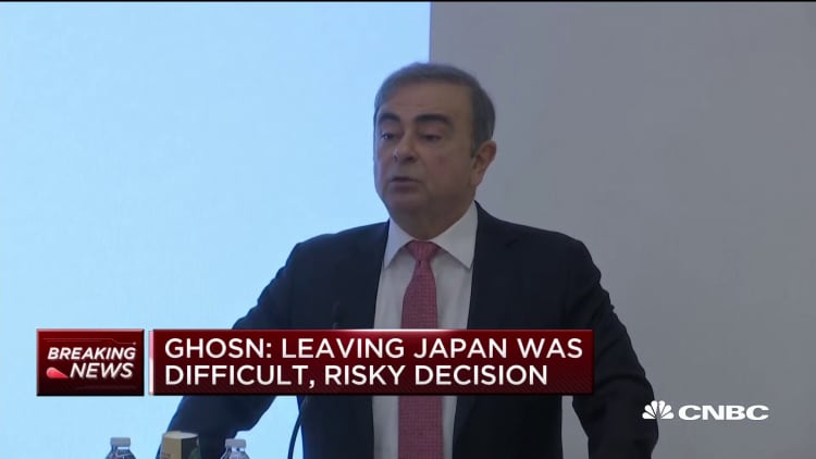 Ghosn: I did not escape justice. I fled injustice