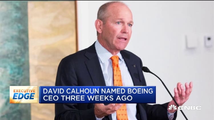 New Boeing CEO David Calhoun takes the reins by developing fresh strategy