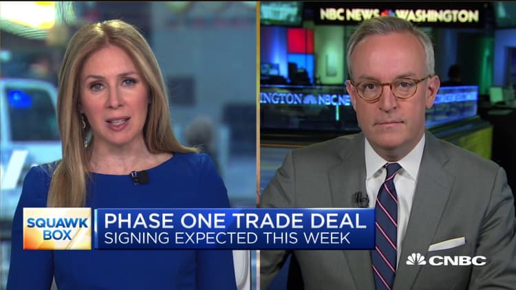 Here's what's in the phase one US-China trade deal