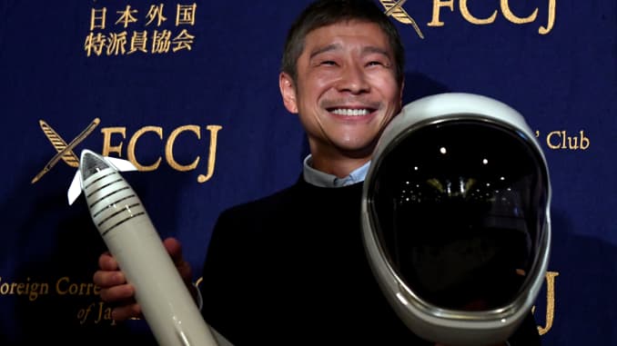 Image result for Yusaku Maezawa: Japanese billionaire seeks 'life partner' for Moon voyage