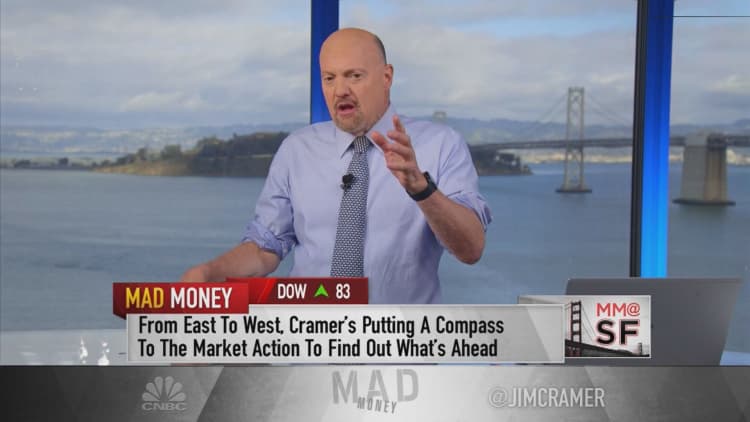 Alphabet is marching toward the $1 trillion club, but Jim Cramer is skeptical of the move