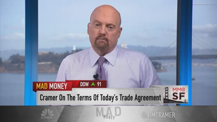 Stocks of companies with new access to China worth buying into weakness, says Jim Cramer