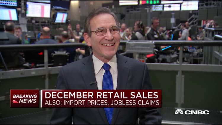 December retail sales up 0.3% as expected