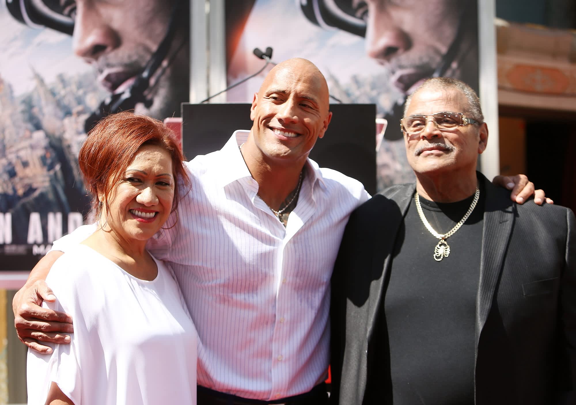 Dwayne Johnson Says Dad Taught Him To Give Every 'Ounce Of Effort'