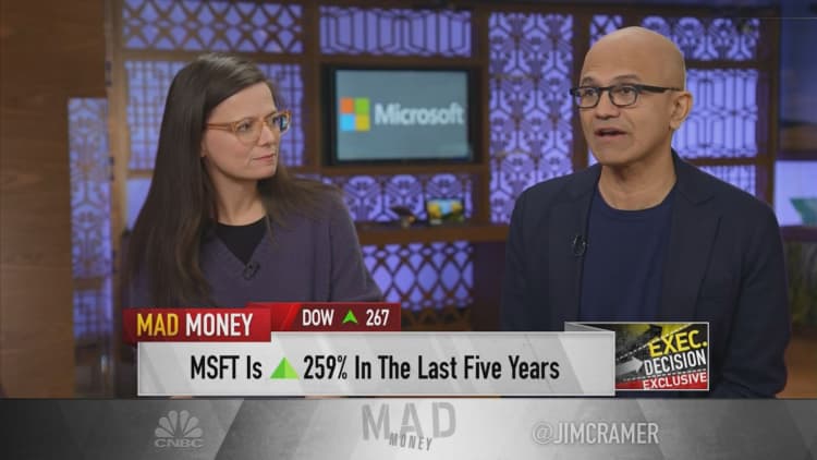 Microsoft CEO and CFO talk getting a return on investment from sustainability projects