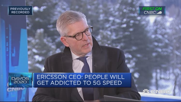 See no one ahead of us in 5G race, Ericsson CEO says