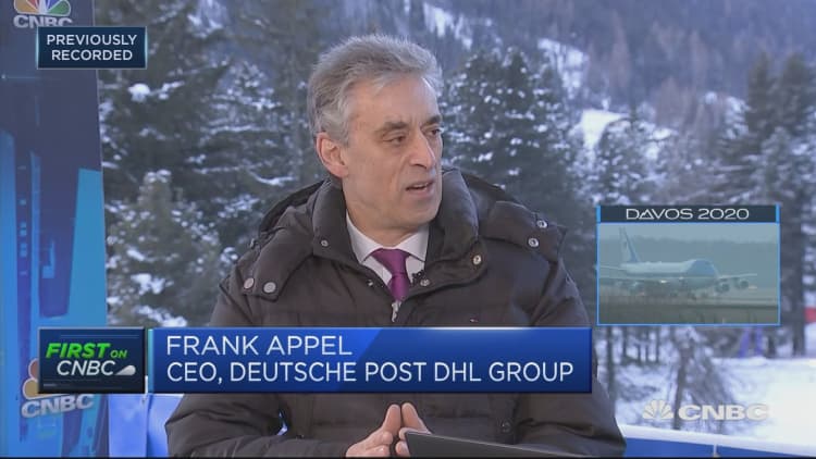 Have a positive outlook after 'phase one' trade deal, Deutsche Post CEO says