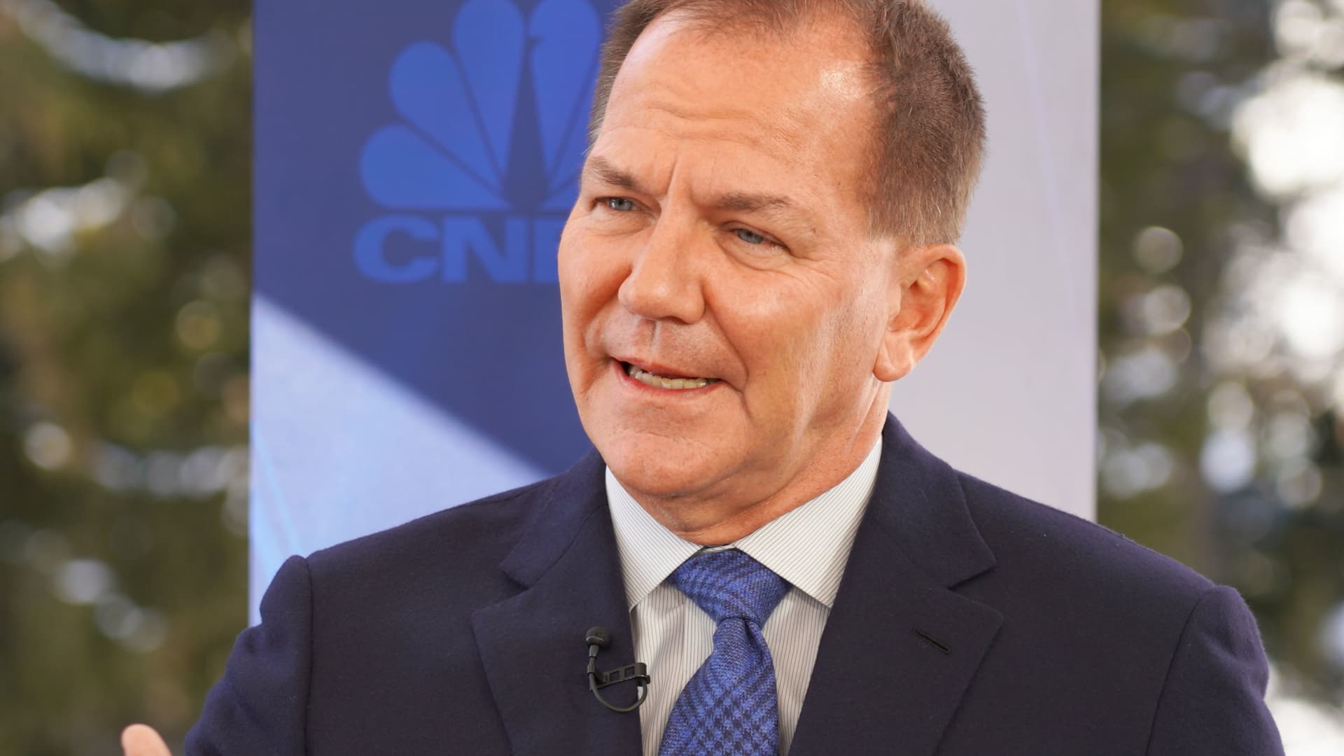 Paul Tudor Jones believes we are in or near a recession and history shows stocks have more to fall