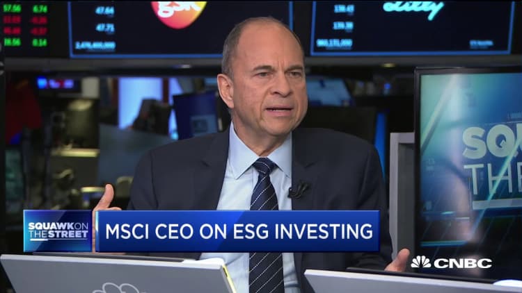MSCI CEO Henry Fernandez: Not investing in ESG will be 'at your own peril'