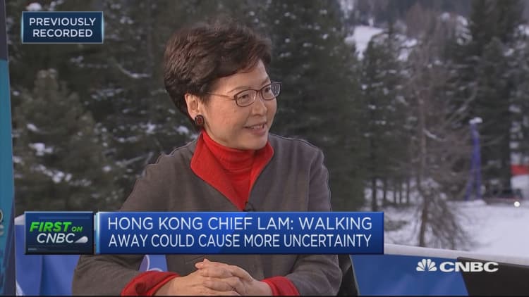 Carrie Lam: 'I have a duty to ensure that Hong Kong will move forward'
