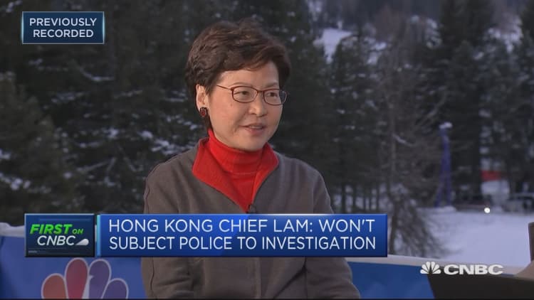 Hong Kong leader: 'Disproportionate commentary' on protests from the West