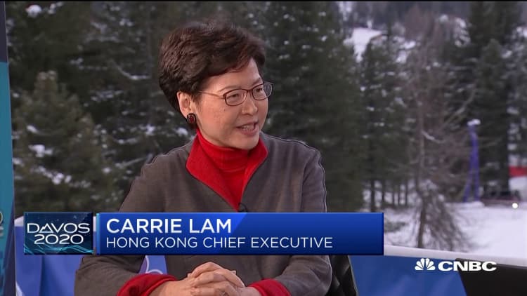 Hong Kong chief executive Carrie Lam responds to calls for her resignation