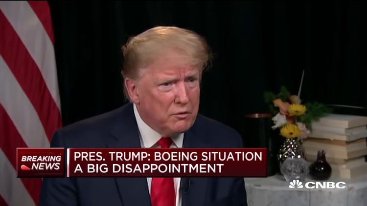 Trump: The Boeing situation is a 'big disappointment'