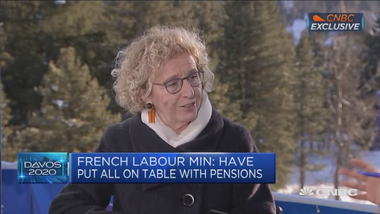 French labor minister on the need for pension reforms
