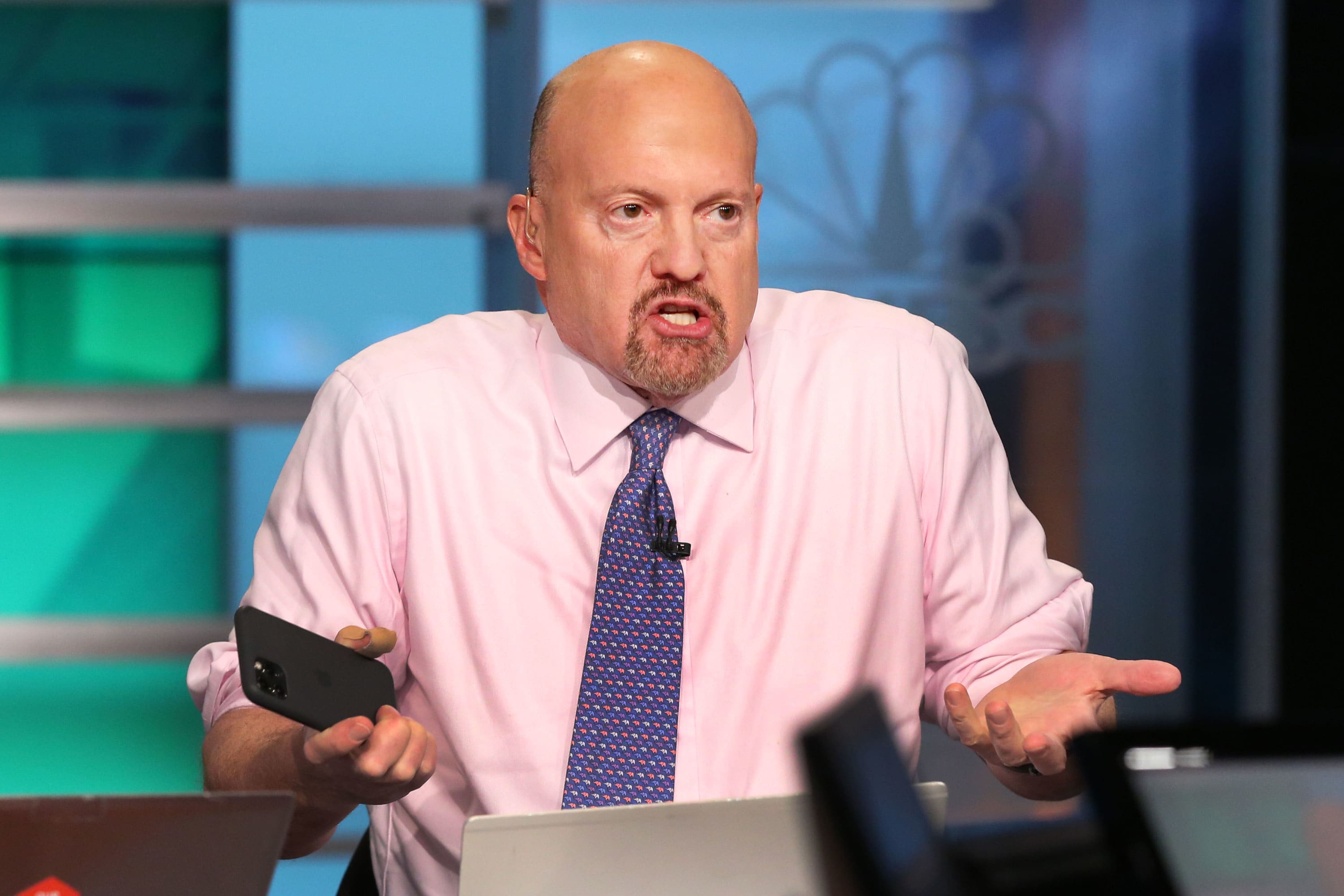 Jim Cramer's Investing Club meeting Monday: Exercise restraint, Salesforce, Emerson Electric