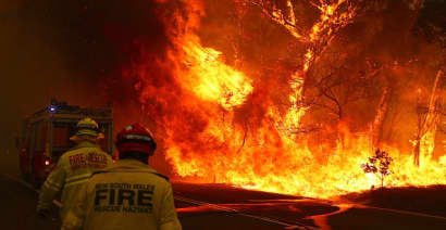 Australia's capital braces as hot, windy conditions fuel bushfires