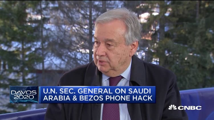 CNBC's full Davos interview with UN Secretary-General Antonio Guterres